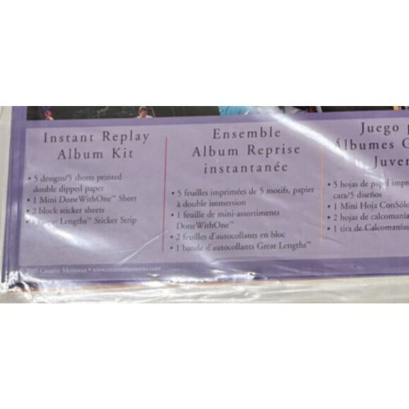 Creative Memories Instant Replay Scrapbooking Album Kit Sports - Picture 3 of 4